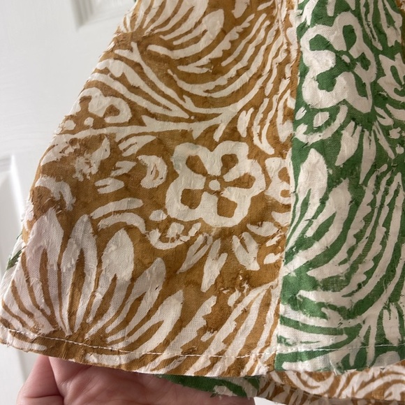 Anthropologie Roller Rabbit Aegean Abstract Top - Picture 3 of 6